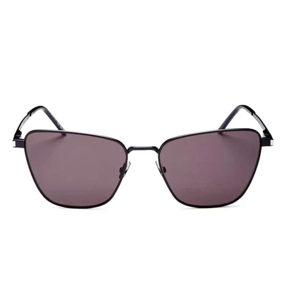 Saint Laurent women's Cat Eye‎ SL551 Sunglasses - Black / Grey - retail $475 - Picture 8 of 9